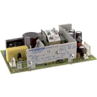 SL Power ( Ault / Condor ) Power Supply, AC-DC, 24V, 1.7A, 85-264V In, Open Frame, Pnl Mnt, Medical, GPM40 Series