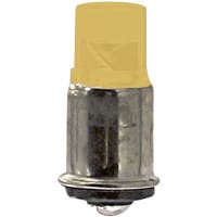 SloanLED Lamp, LED, T-1 3/4, Midget Flange, Amber, 28VDC, 25mA, 2000mcd, 22deg