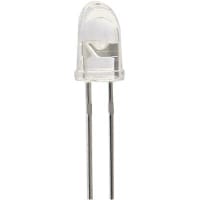 SloanLED Indicator LED PCB Thru-Hole Bulb 5 mm Yellow Water Clear Angl 13deg Top 8900mcd