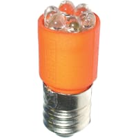 SloanLED Lamp, LED, T-3 1/4, Bayonet, Amber, 24V, 25mA, 500mcd, 30deg