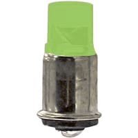 SloanLED Lamp, LED, T-1 3/4, Midget Flange, Green, 28VDC, 25mA, 2200mcd, 30deg