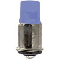 SloanLED Lamp, LED, T-1 3/4, Midget Flange, Blue, 28VDC, 25mA, 500mcd, 30deg