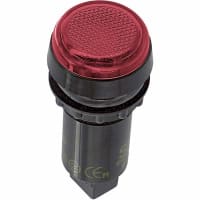 SloanLED Indicator Pnl-Mnt Indicator JUMBO Light 7/8 MountING HOLE 120V Red