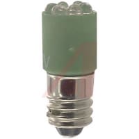 SloanLED LAMP, LED ;T3-1/4;28V;25MA;1700MCD;ULTRA BRIGHT GREEN;SCREW BASE