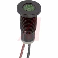 SloanLED Indicator Pnl-Mnt T-1 3/4 LED Water-Resistant Flush- LED Green