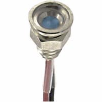 SloanLED LED Ultra Blue 0.197 in. T-1 24 VDC Panel Mount 6 in. Wire Leaded