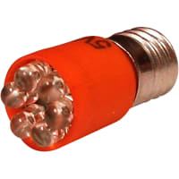 SloanLED Lamp, LED, T-3 1/4, Mini Screw, Red, 12V, 20mA, 1250mcd, 30deg