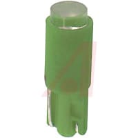 SloanLED Lamp, LED, T-1 3/4, Wedge, Green, 5VDC, 20mA, 750mcd, 20deg