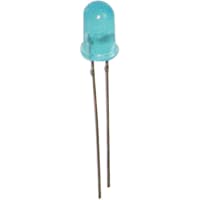 SloanLED Super Bright Blue LED lamp, 5mm, Flange, 50 degree viewing angle