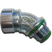 Anamet Electrical Anaconda Sealtite 1-1/4" ZINC PLATED STEEL NPT 45 FITTING