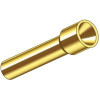 Smiths Interconnect Americas, Inc. Contact Probe Spring, .125in (3.18 mm) Center, Concave, 7oz, 14A, SHE-3 Series