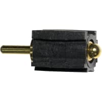 Smiths Interconnect Americas, Inc. Conn, Dovetail, Ground, Probe, 2.5mmPitch, 4mm L, CG Series, ThruHole