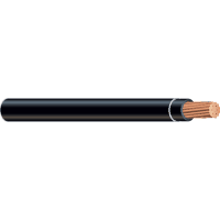 Southwire Type XHHW Wire, 12 AWG Stranded, Black, 600V, 500ft., Copper, XLPE Jacket