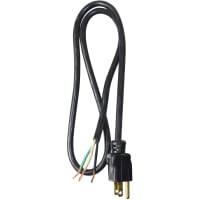 Southwire Tools & Equipment Power Supply Cord, Vinyl, 16/3, SJTW, Black, 3'