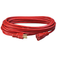 Southwire Tools & Equipment 14/3, 25ft, SJTW Extension Cord, red