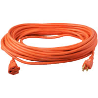 Southwire Tools & Equipment Outdoor Ext. Cord, 16/3, SJTW, Orange, 50', 13A