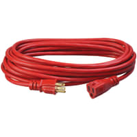 Southwire Tools & Equipment Outdoor Ext. Cord, 14/3, SJTW, RED, 25', 15A