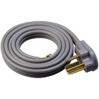 Southwire Tools & Equipment Dryer Cord, 10/3, SRDT Flat, Grey, 6', 30A