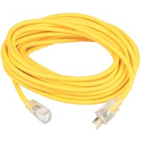 Southwire Tools & Equipment Polar/Solar Extension Cord, 16/3, SJEOOW, Yellow, 25', 13A