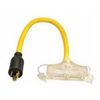 Southwire Tools & Equipment Generator Cords & Ad, Cords, Stw, 12/3, 2', NEMA L5-20P, Yellow, Southwire