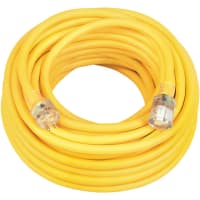 Southwire Tools & Equipment Cord, Extension, 5-15R, 5-15P, 3 Cond SJEOW Cbl, 50ft., 14 AWG