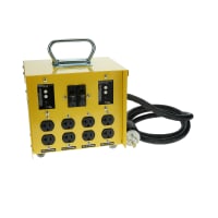 Southwire Tools & Equipment Power Distribution Box, 30A, 125/250V, 8 Outlet 20A UG GFCI Mini