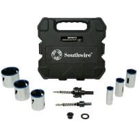 Southwire Tools & Equipment Kit, Bi-Metal Hole Saw, 9-PC (BMHSKIT9)