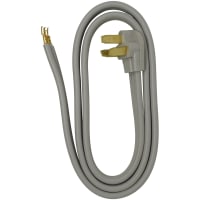 Southwire Tools & Equipment Range Cord, 6/2-8/1, SRDT Flat, Grey, 6', 50A