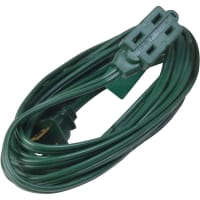 Southwire Tools & Equipment Indoor/Household SPT, Standard, SPT-2, 16/2, 15', NEMA 1-15P, Green, Woods