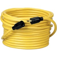 Southwire Tools & Equipment Generator Cords & Ad, Cords, Stw, 12/3, 50', NEMA L5-20P, Yellow, Southwire