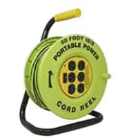 Southwire Tools & Equipment Cord Reels And Stora, Heavy, SJTW, 12/3, 50', Green/Black/Yellow, Southwire