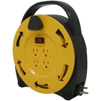 Southwire Tools & Equipment Cord Reels And Stora, Light, SJTW, 16/3, 20', Black/Yellow, Woods