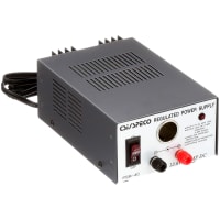 Speco Technologies Power Supply, 12 VDC, 4 A, 117 VAC Input, Regulated, Filtered, Lighter Adapter