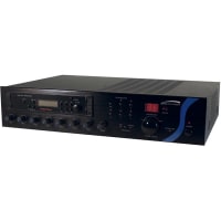 Speco Technologies 120W PA Mixer Amplifier with Tuner