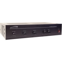 Speco Technologies Amplifier, PA, 120W (RMS), Rack Mount, PBM-A Series, Automuting, Music-on-hold, Tel-Int