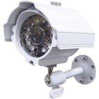 Speco Technologies CAMERA, COLOR DAY/NIGHT, WEATHERPROOF WITH IR LEDS, WHITE 5FT PWR/VIDEO CABLE