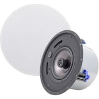 Speco Technologies 6.5" Premium Metal Backcan Speakers w/70V Transformer, Magnetic Grille, each