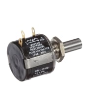 Spectrol / Sfernice / Vishay Potentiometer Wirewound 1 kOhms 10 Turns Pwr 2W Shaft Dia 0.2497 In 534 Series