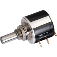 Spectrol / Sfernice / Vishay Potentiometer Wirewound 100 Ohms 10 Turns Pwr 2W Shaft Dia 0.2497 In 534 Series