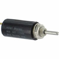 Spectrol / Sfernice / Vishay Potentiometer Wirewound 10 Turns Power 2W Res 1 kOhms Rotary 162 Series