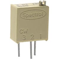 Spectrol / Sfernice / Vishay Trimmer, +/- 10%, 1000 VAC (Sealevel), 400 VAC (80, 000 feet), 0.50 W @85... C