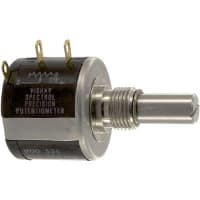 Spectrol / Sfernice / Vishay Potentiometer Wirewound Bushing Mount 5 kOhms 5 Turns Power 1.5W 535 Series