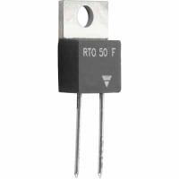 Spectrol / Sfernice / Vishay Resistor, Thick Film, Res 5 Ohms, Pwr-Rtg 50 W, Tol 5%, Radial, TO-220, Heat Sink