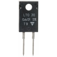 Spectrol / Sfernice / Vishay LTO30 Series TO-220 Radial Thick Film Resistor 100mOhms +/-1% 30W +/-150ppm/degC