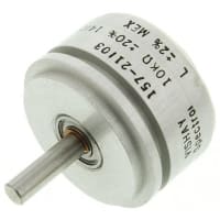 Spectrol / Sfernice / Vishay Potentiometer Conductive Plastic Servo Single Turn 10 kOhms 1 Watt 157 Series