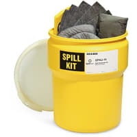 SpillTech Universal 10-Gallon Spill Kit, ext. dia. 15" x 18.3" H