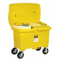 SpillTech HazMat Spill Cart Kit with 8in Wheels, 48" L x 31" W x 41" H