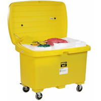 SpillTech Oil-Only Spill Cart Kit with 5in Wheels, 48" L x 31" W x 38" H