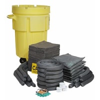 SpillTech Universal 95-Gallon Wheeled OverPack Salvage Drum Spill Kit, 36" x 47" H