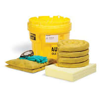 SpillTech HazMat 20-Gallon Overpack Salvage Drum Spill Kit, ext. dia. 23" x 19.5" H